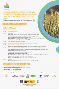 Anota: 6 de julio. Resultados del Grupo Operativo supraautonómico Innovatrigo